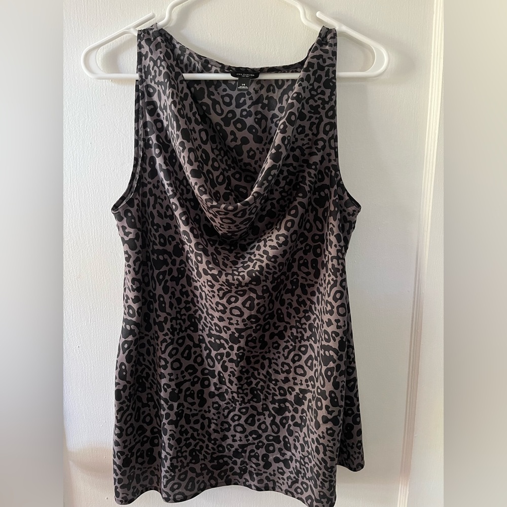 Anne Taylor leopard print